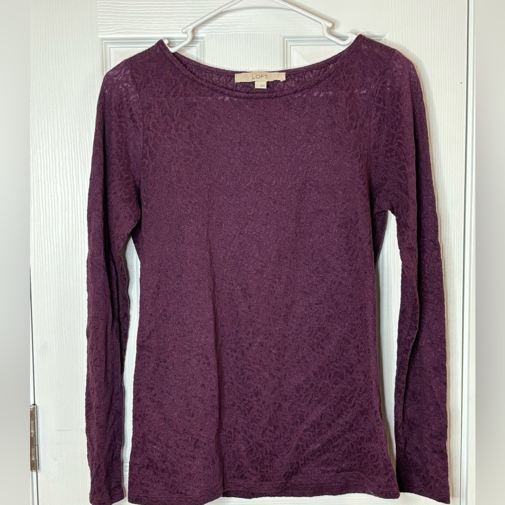 Loft lace top